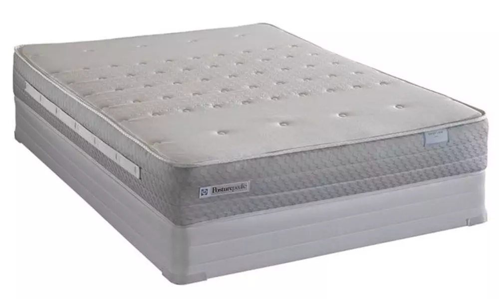 King Sealy Posturepedic Titanium Plush 600D Mattress, Boxsprings and Frame - Primary Image