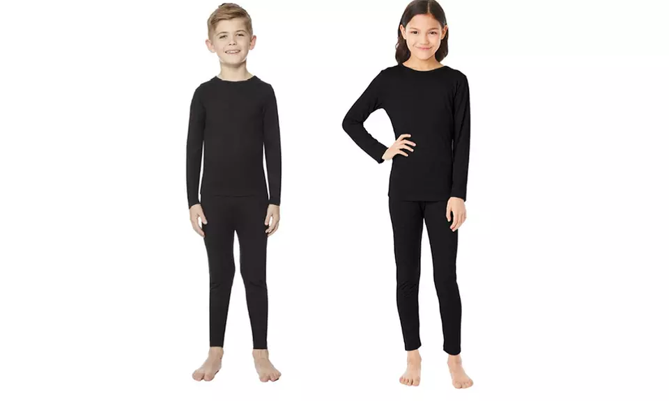  Kid's Heat Base Layer Set Anti Odor Long Tee and Pants By 32 Degrees - Unisex - Primary Image