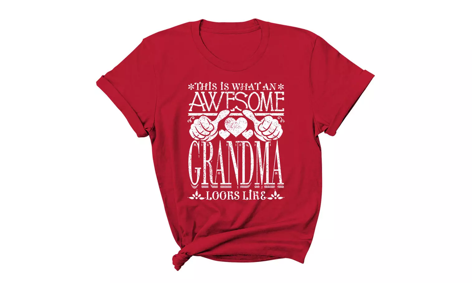 Women Awesome Mom Grandma Looks Like Mother's Day T-Shirt (S-2XL)