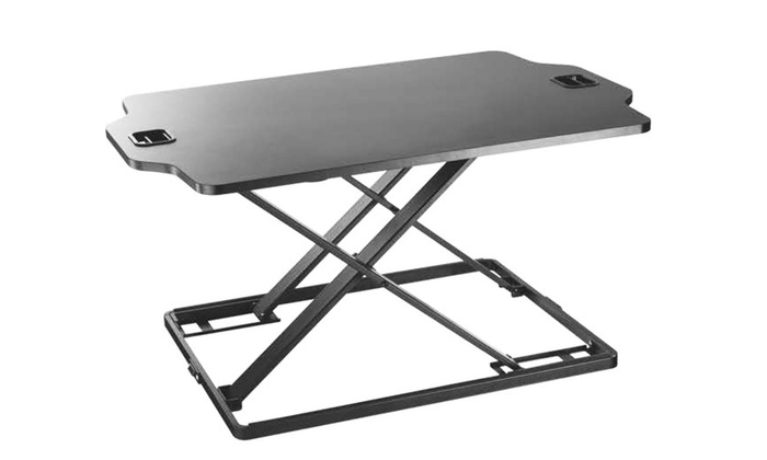 Up To 63 Off On Sit Stand Ergonomic Desk Work Groupon Goods