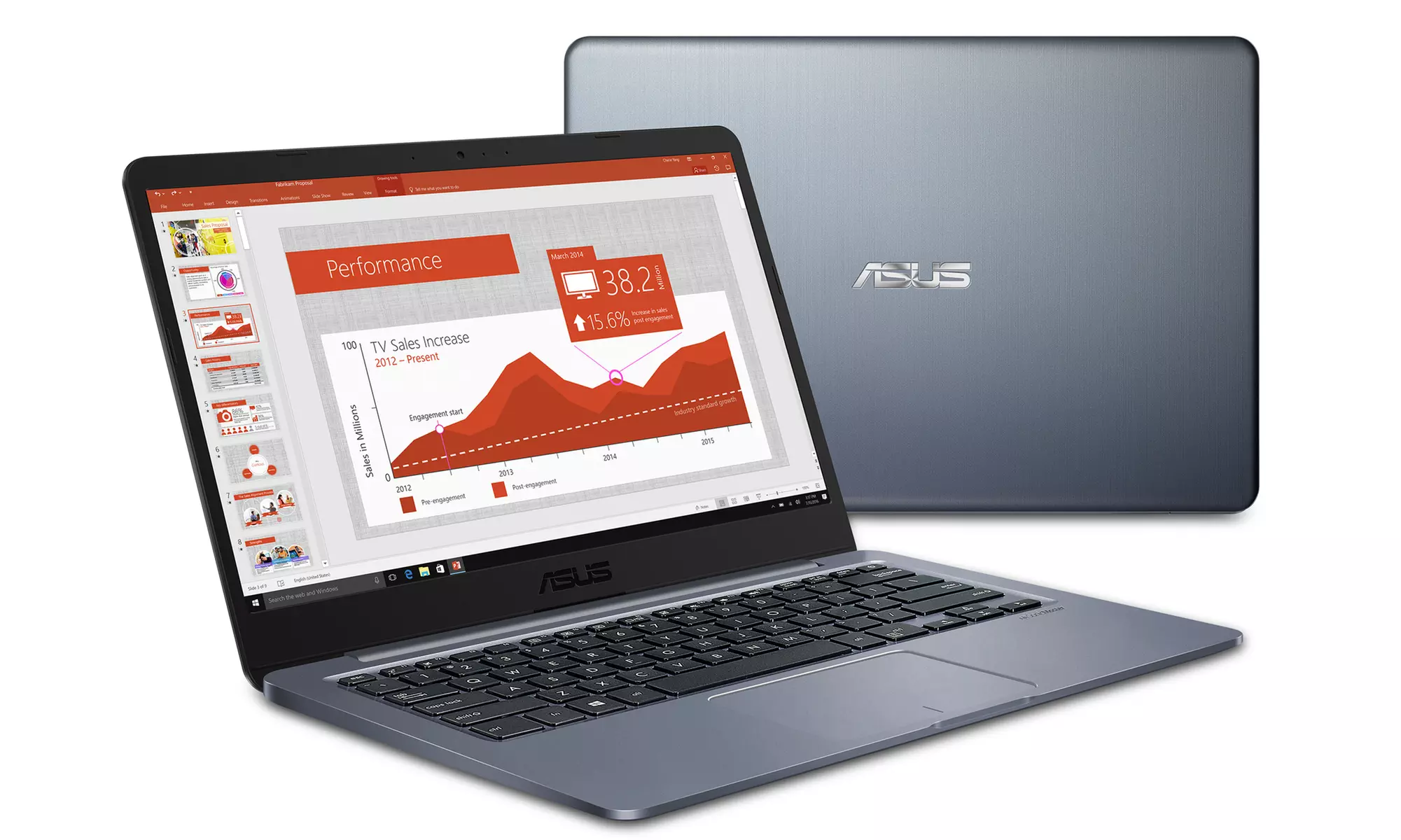 Refurbished Asus R420SA-RS01-BL 14" Laptop Intel Celeron N3060 4GB 32GB W10 - Primary Image