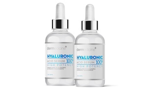 One or Two Pack of 100% Hyaluronic Acid Serum Professional Size