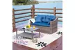 2-Piece Outdoor Loveseat Coffee Table Set - Second Medium