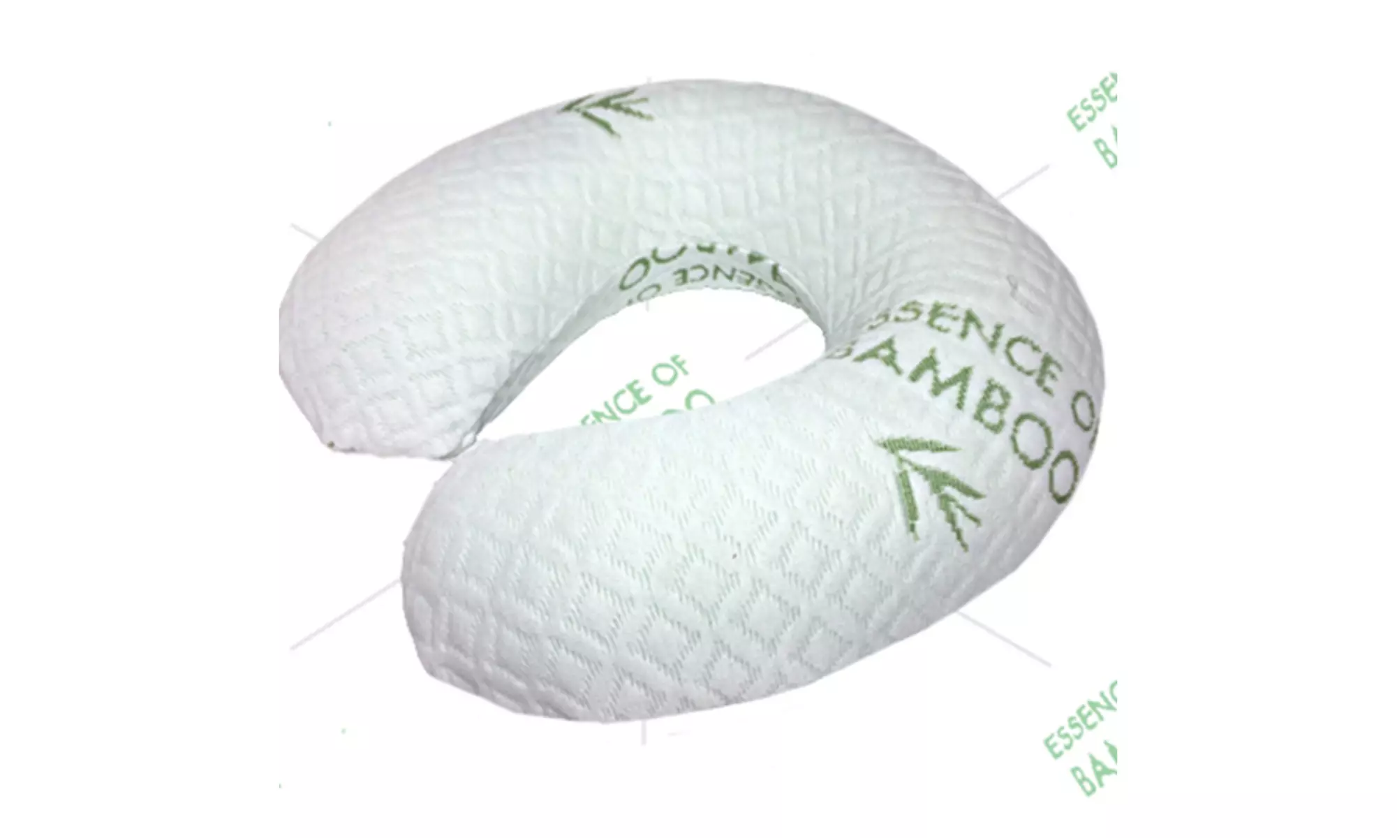 Essence of Bamboo Hypoallergenic Memory Foam Travel Neck Pillow - Second Medium