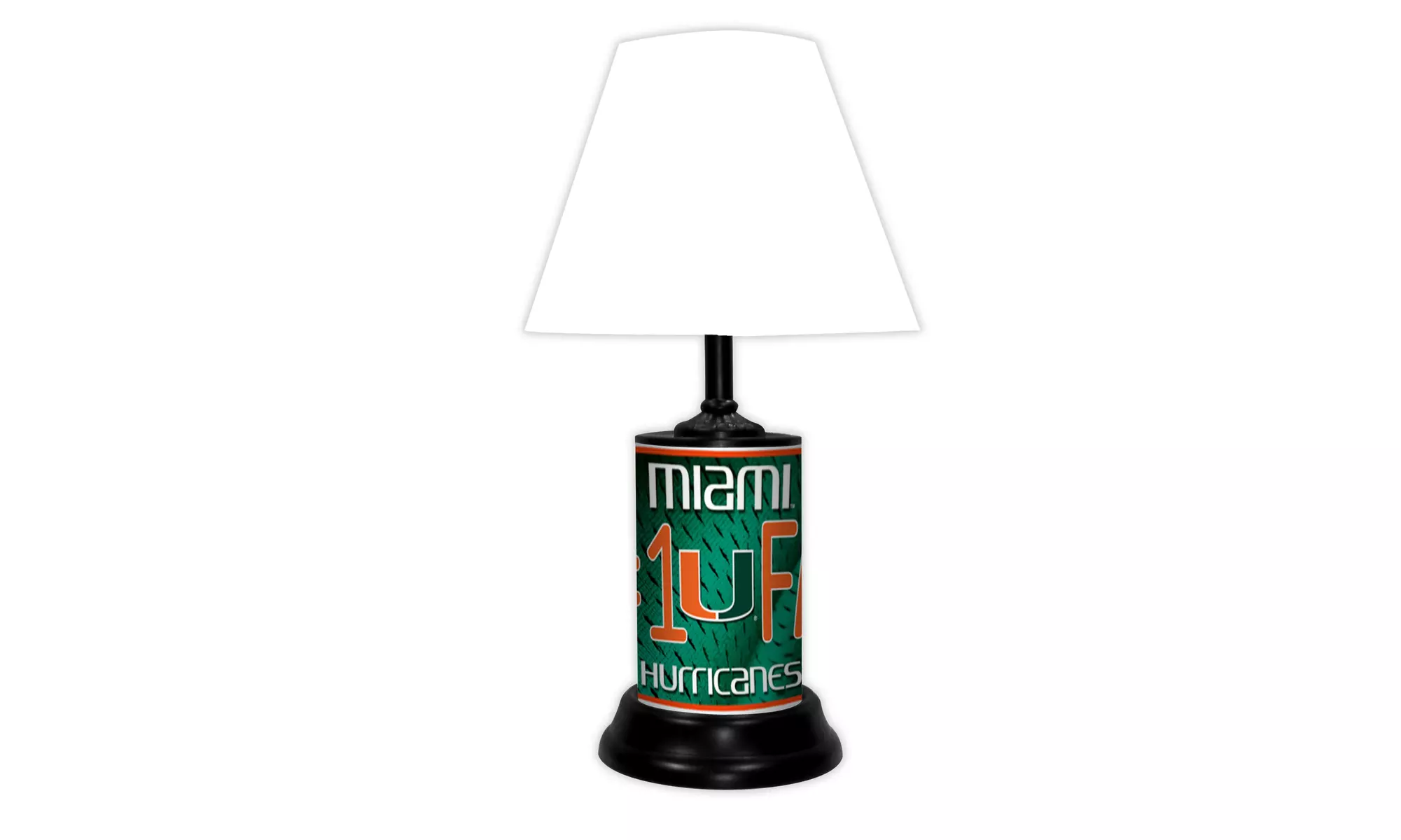 NCAA 18-inch Desk/Table Lamp with Shade, #1 Fan with Team Logo