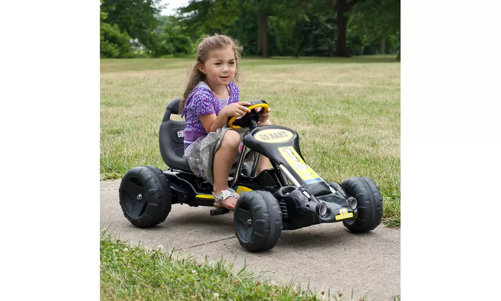 Lil' Rider Black Stealth Pedal Powered Go-Kart - Second Medium