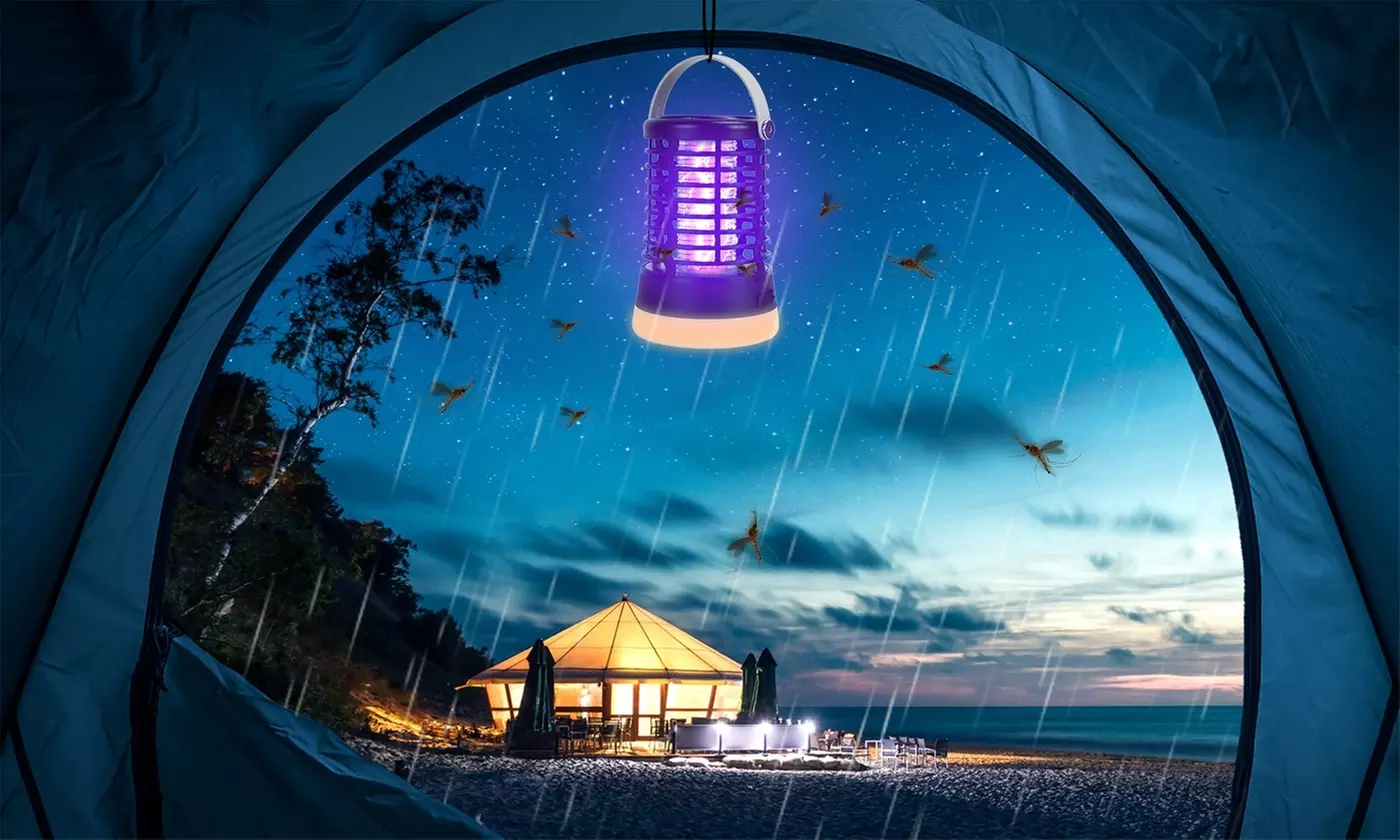 LakeForest 4-In-1 Electric Bug Zapper Light Mosquito Killer UV Light Insect Trap