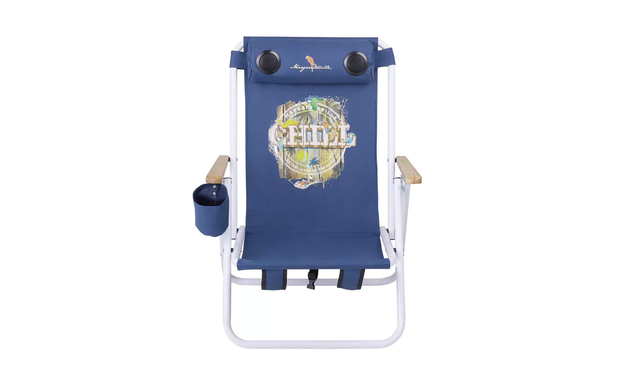 Margaritaville Beach Chair with Bluetooth Speaker - Primary Image