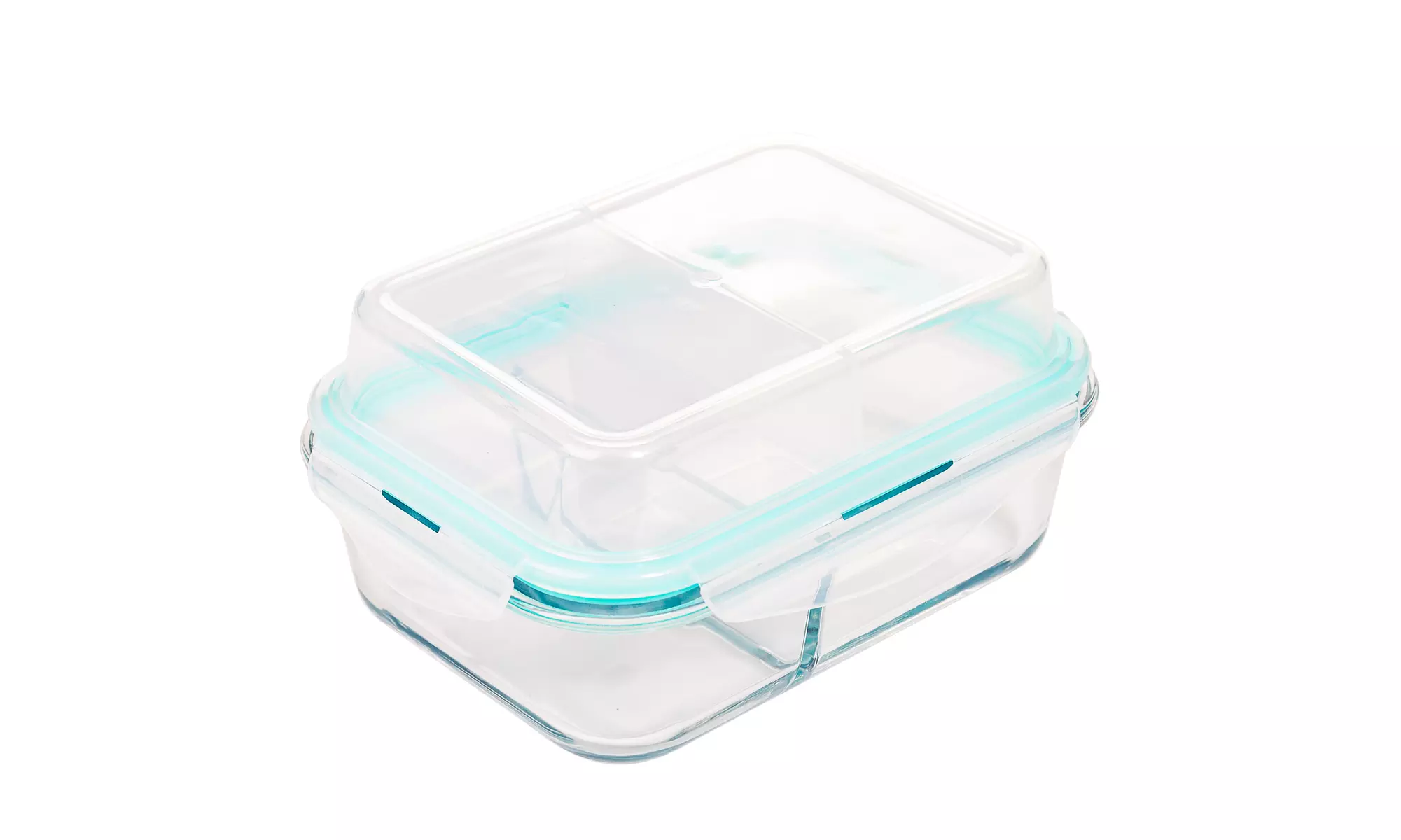 Borosilicate Glass Meal Prep Containers with Snap Locking Lids (1-3or 5 Pack)