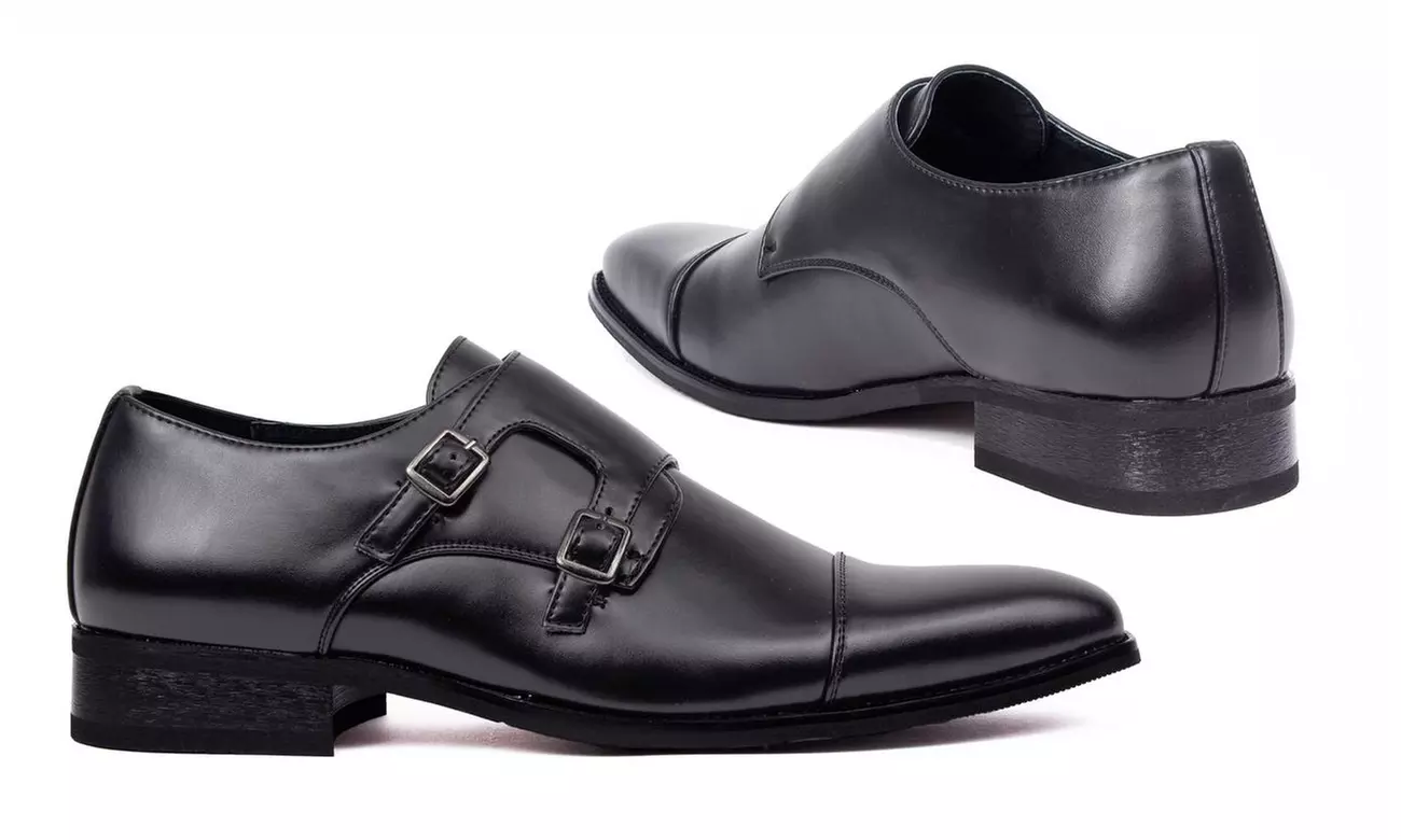 Signature Men's Monk Strap Dress Shoes - Second Medium