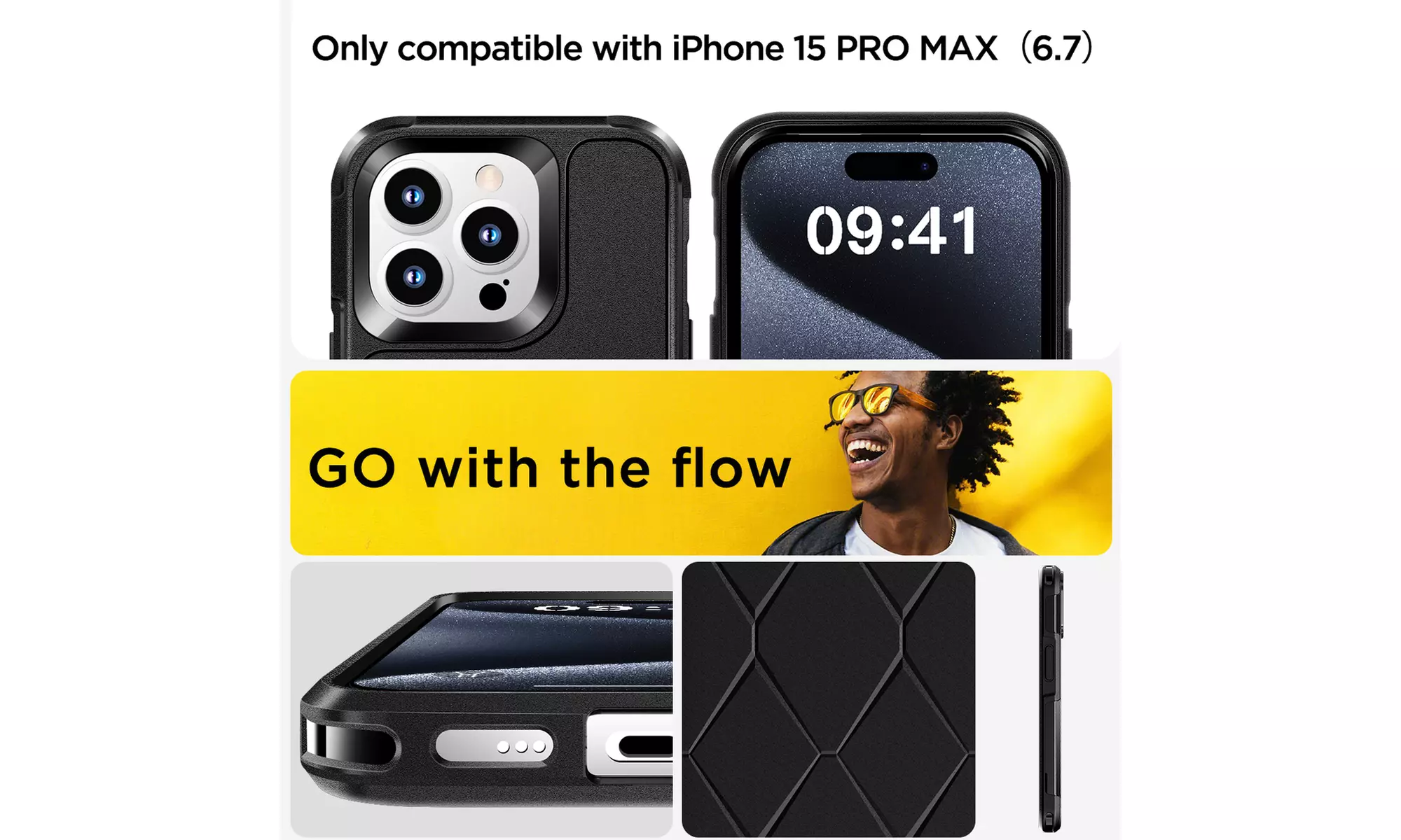 For iPhone 15 Pro Max 15 Plus Rugged Case Heavy Duty Shockproof Bumper Cover