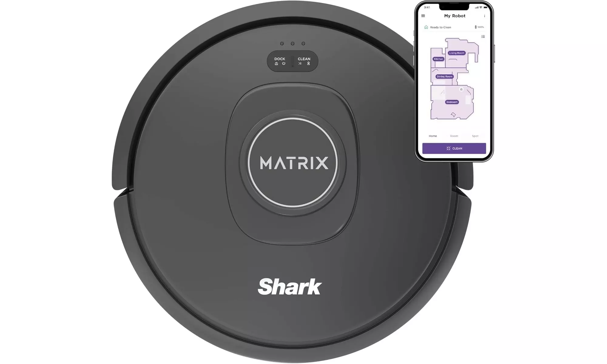 Shark RV2310 Matrix Robot Vacuum with Self-Cleaning Brushroll for Pet Hair - Primary Image
