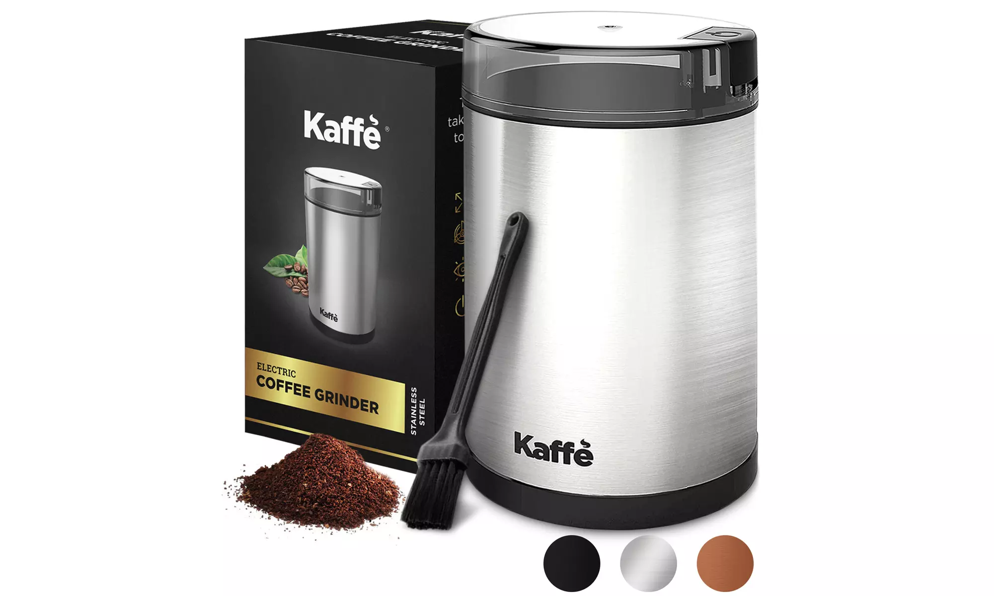 KF2020 Kaffe Electric Stainless Steel Coffee Grinder (2.5oz ) - Primary Image