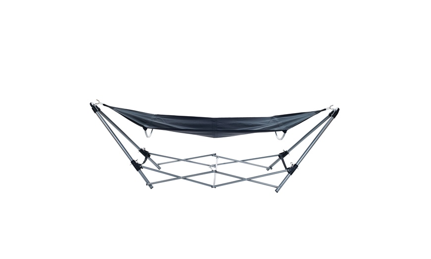 Portable Hammock With Stand And Carry Bag By Pure Garden 