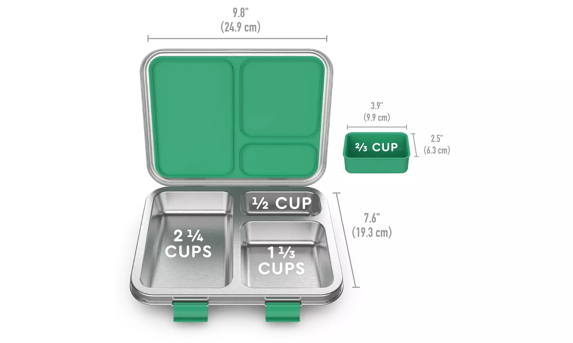Bentgo Kids Stainless Steel Leak-Resistant Lunch Box
