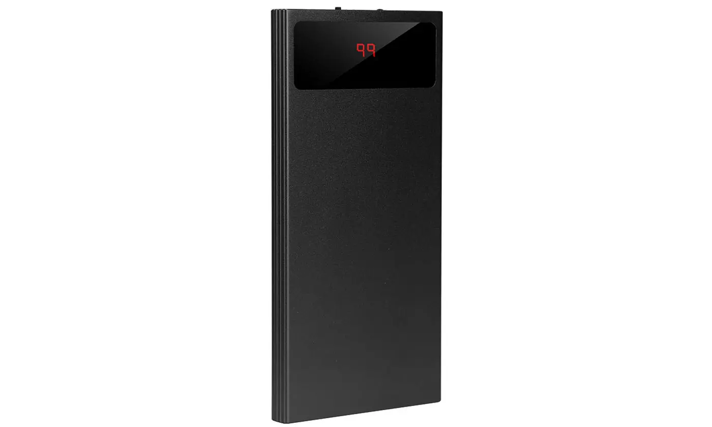 iMounTEK 20,000mAh Ultra-Thin Dual-USB Power Bank w/ Power Display & Flashlight