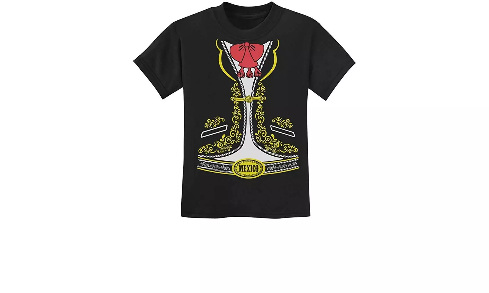 Mexican Mariachi Charro Halloween Easy Costume Youth Kids T-Shirt - Primary Image