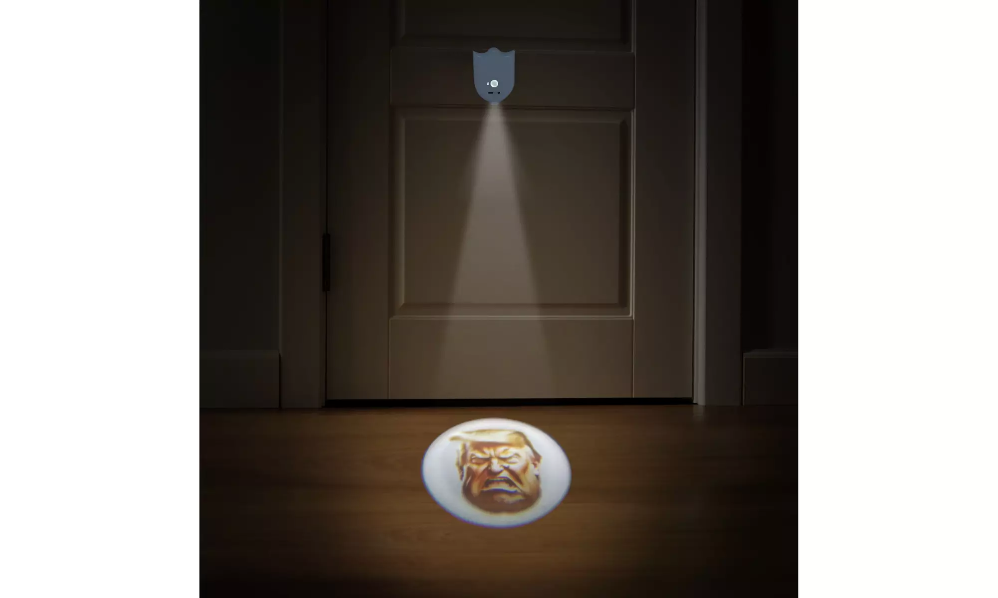 Motion Activated Toilet Target Night Light with Presidential Images Funny Gag