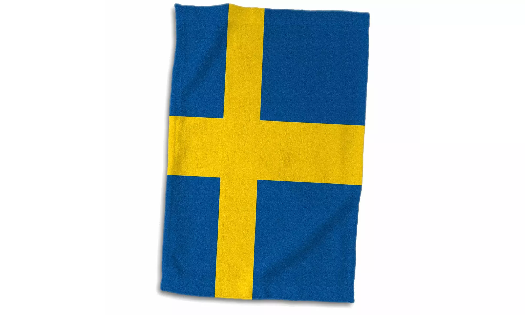  Towel - Flag of Sweden - Swedish blue and golden yellow Nordic Scandinavian Cr - Primary Image