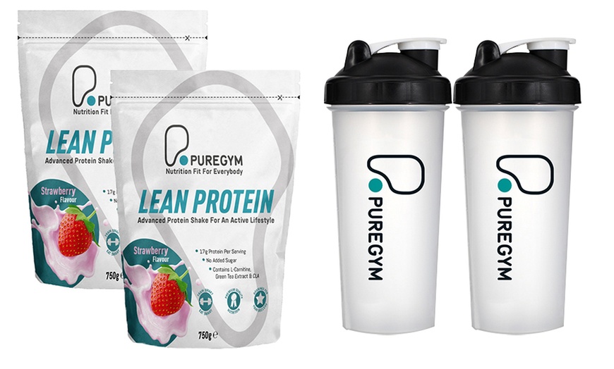 Image 10: Puregym Protein and Shaker Bottle