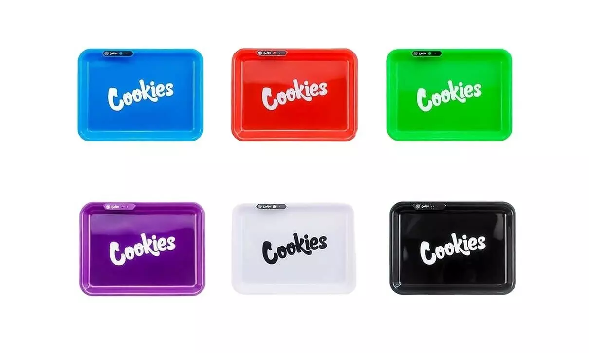 Cookies GlowTray LED Rolling Light Up Tray W/ Rechargeable Battery - Primary Image