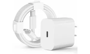 20W Fast Charging Block W/ 6ft USB Type C Cable for Apple iPhone