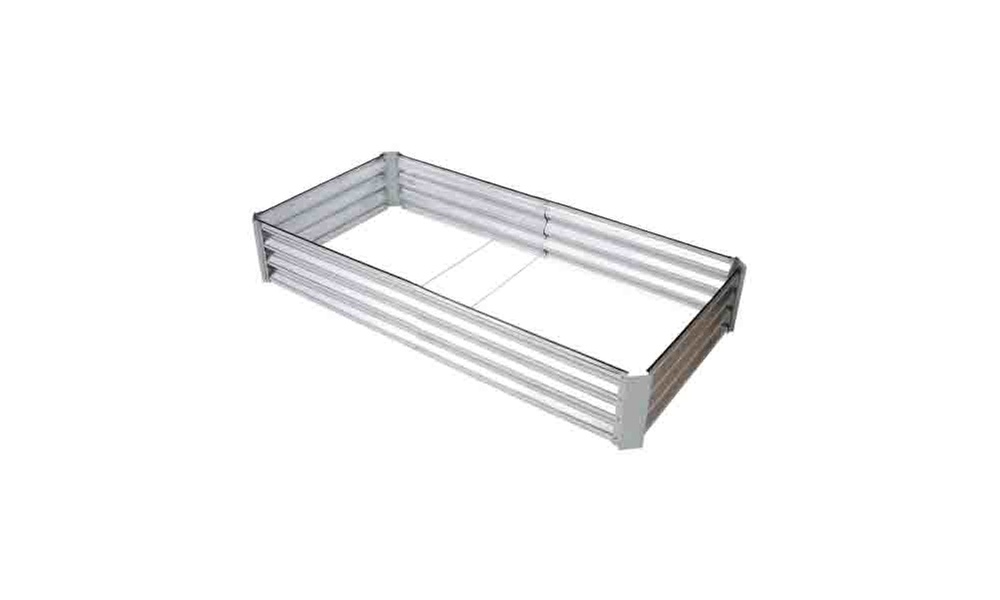 Galvanized Raised Garden Bed Kit, Galvanized Planter Raised Garden Boxes 5x3x1ft