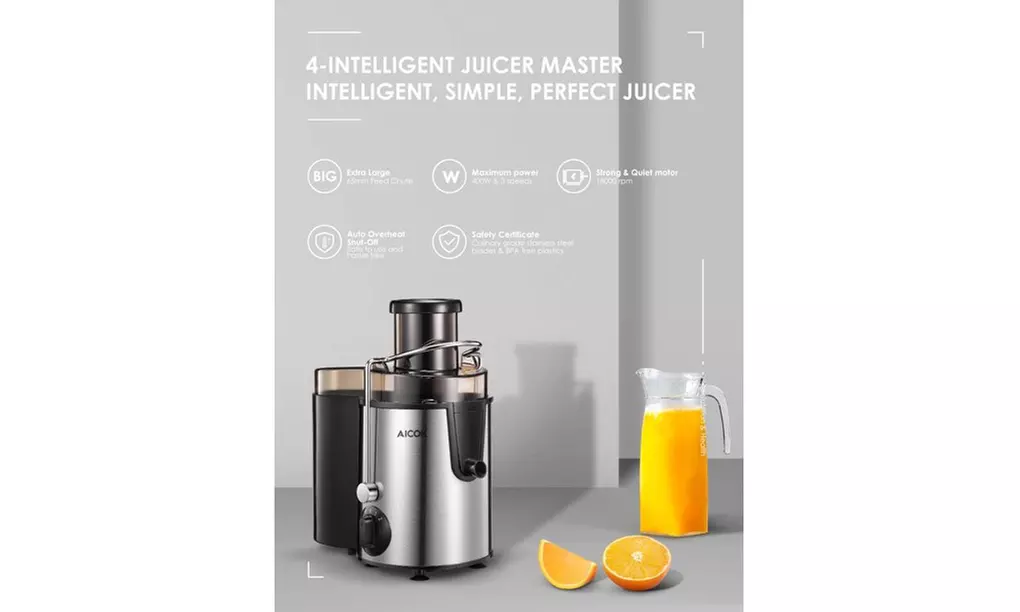 Juicer Centrifugal Juicer Machine Wide 3 inch Feed Chute Juice Extractor - Second Medium