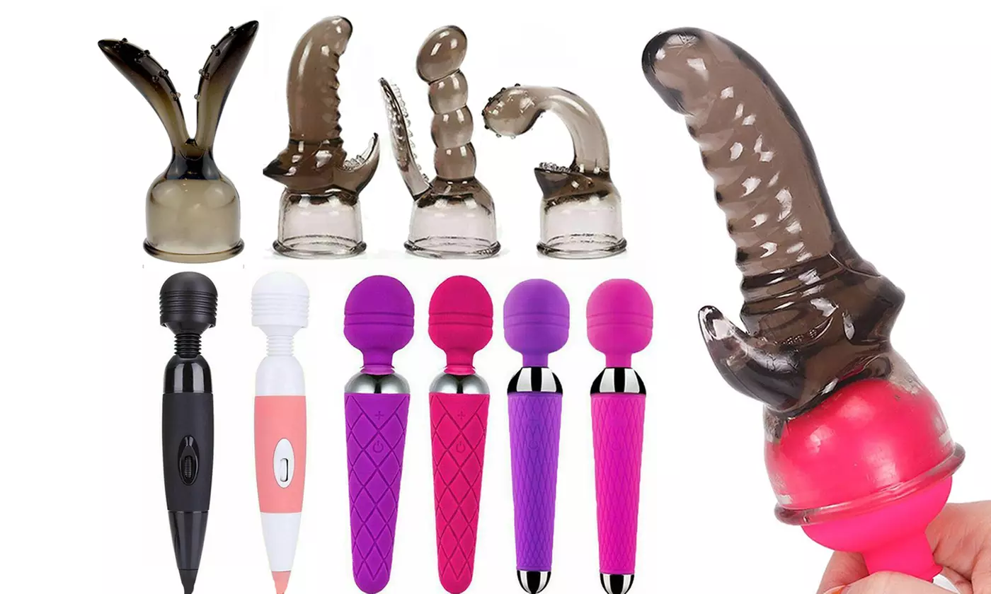 Powerful Clitoris Vibrators USB Recharge Magic Wand AV Massager Sexual Wellness