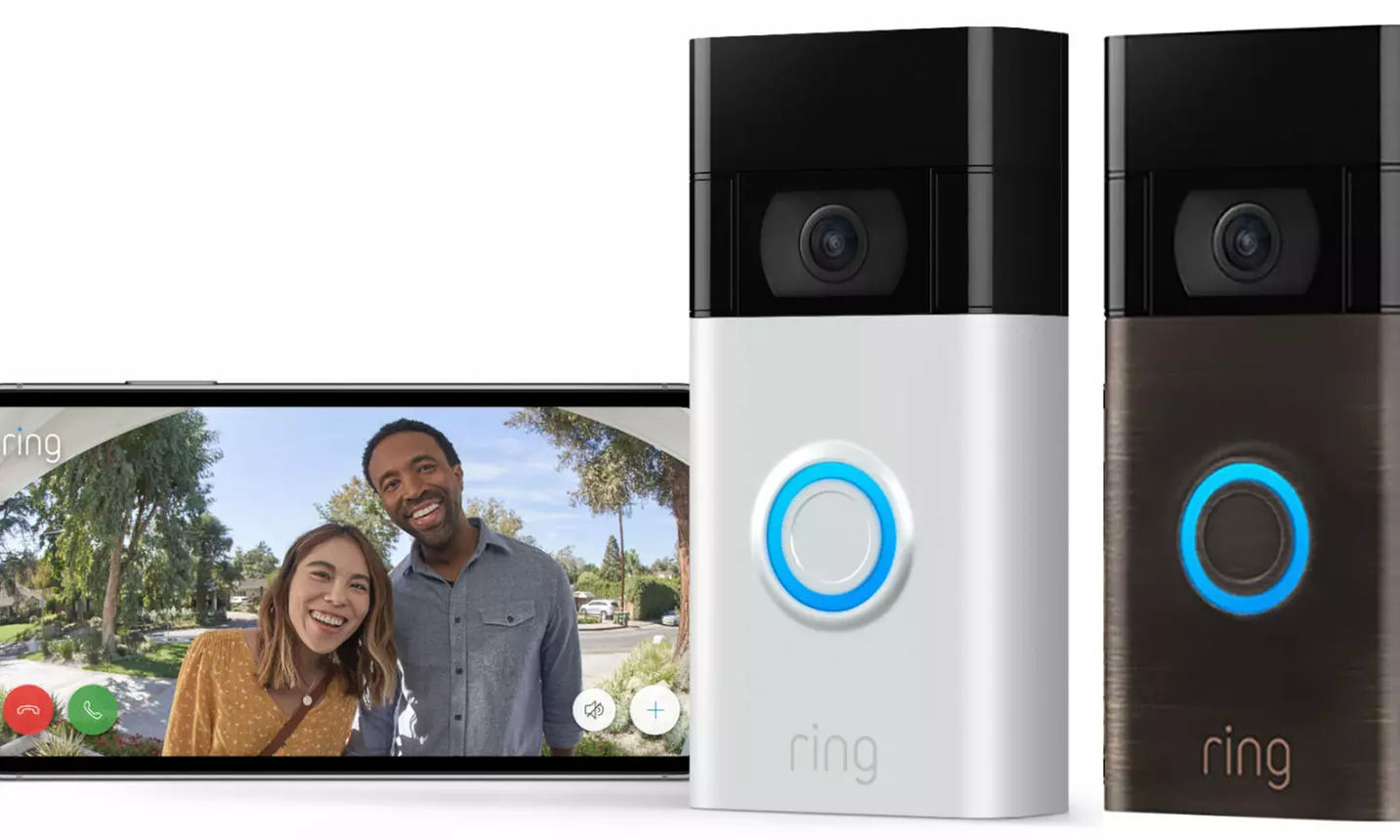 Ring Video Doorbell 2nd Gen Wi-Fi Enabled HD Camera Amazon Alexa 2020 Release - Primary Image