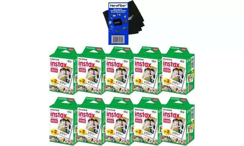 Fujifilm Instax Mini Twin Pack Instant Film - 10 pack (200 sheets) NEW - Primary Image