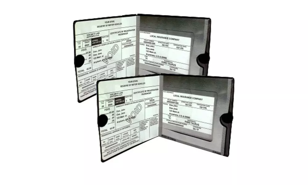 Car Insurance, Registration, and Document Holders (2-Pack) - Second Medium
