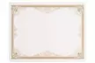 96 Pack Blank Certificate Award Printer Paper Diploma Brown Borders 8.5" x 11" - Second Medium