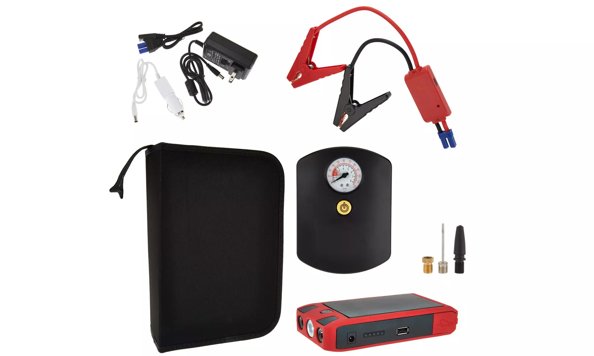 As Seen on QVC, QueBoost Jump Starter with Air Compressor-Refurbished - Second Medium