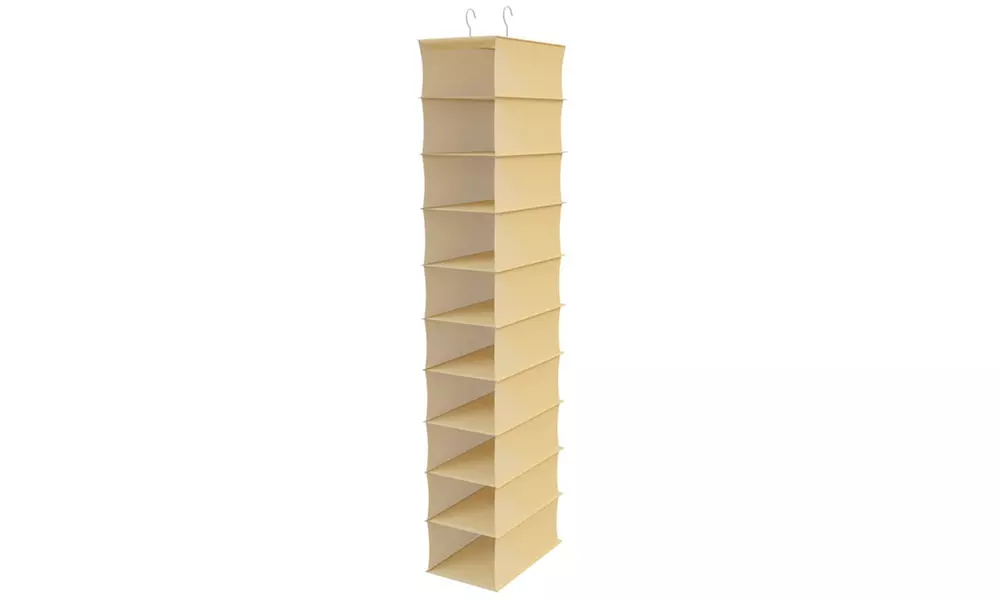 Lavish Home Ten-Shelf Hanging Closet Shoe Organizer - Second Medium