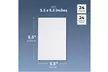 24-Pack White Blank Unruled Paperback Notebook 5.5" x 8.5" Half Letter Sized - Second Medium