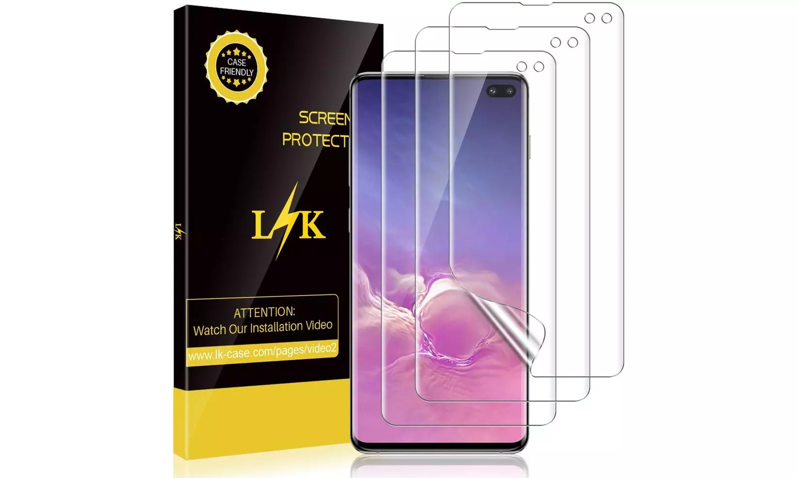 HD Clear Case-Friendly Bubble-Free screen protector - Primary Image