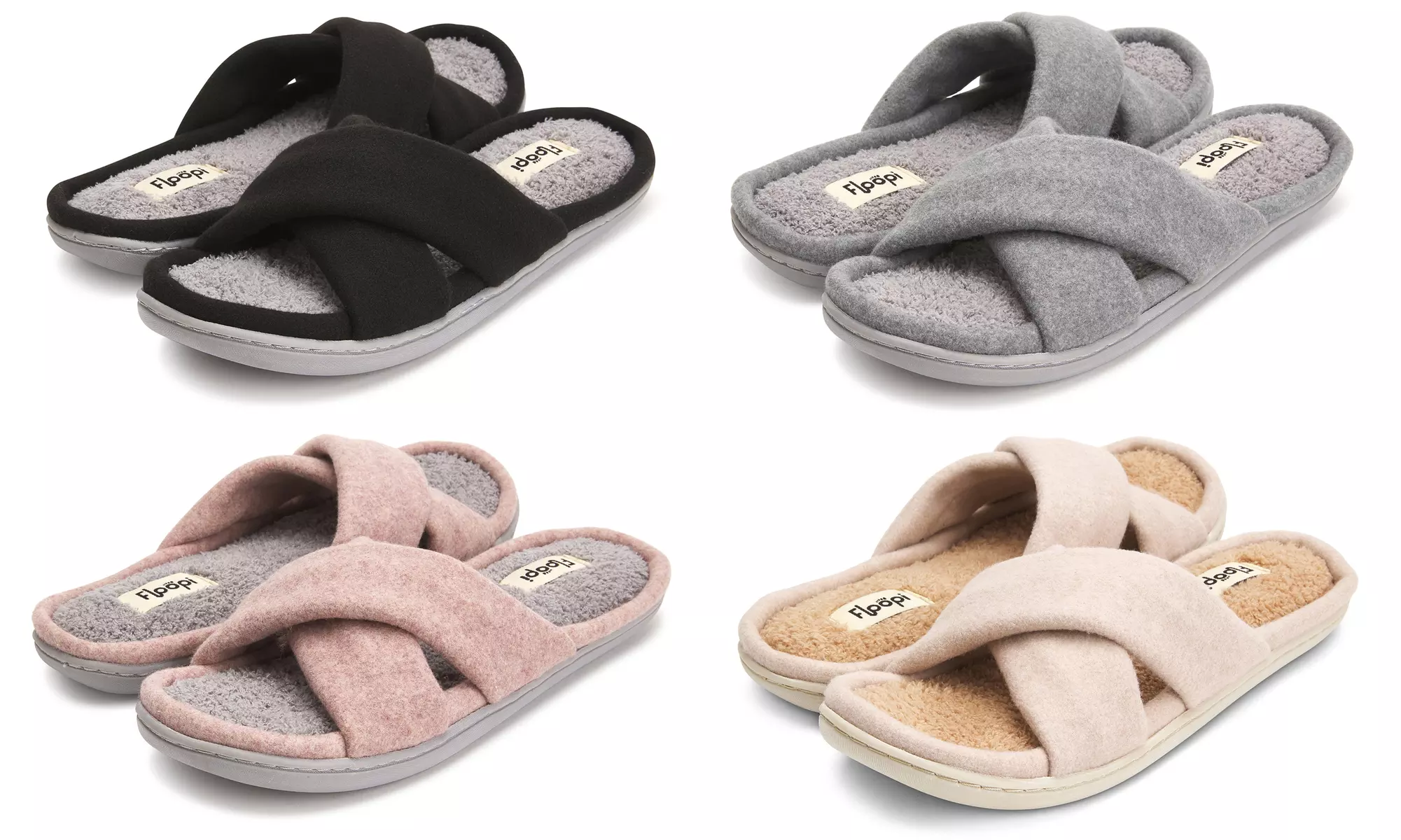 Floopi Women's Katherine Criss Cross Slipper