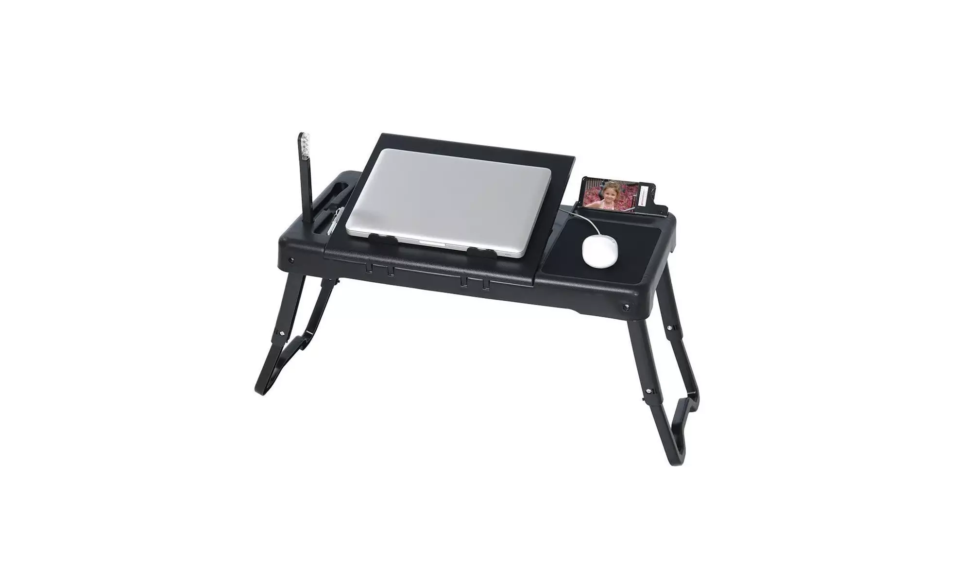DG Sports Laptop Table Stand with Repositionable LED Light - Primary Image