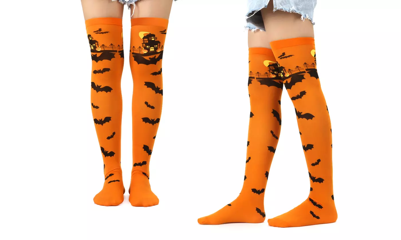 Women's Knee High Halloween Socks