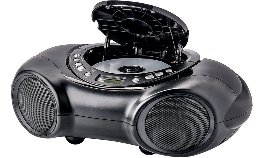 Onn Wireless CD Boombox (Black) - New | Groupon