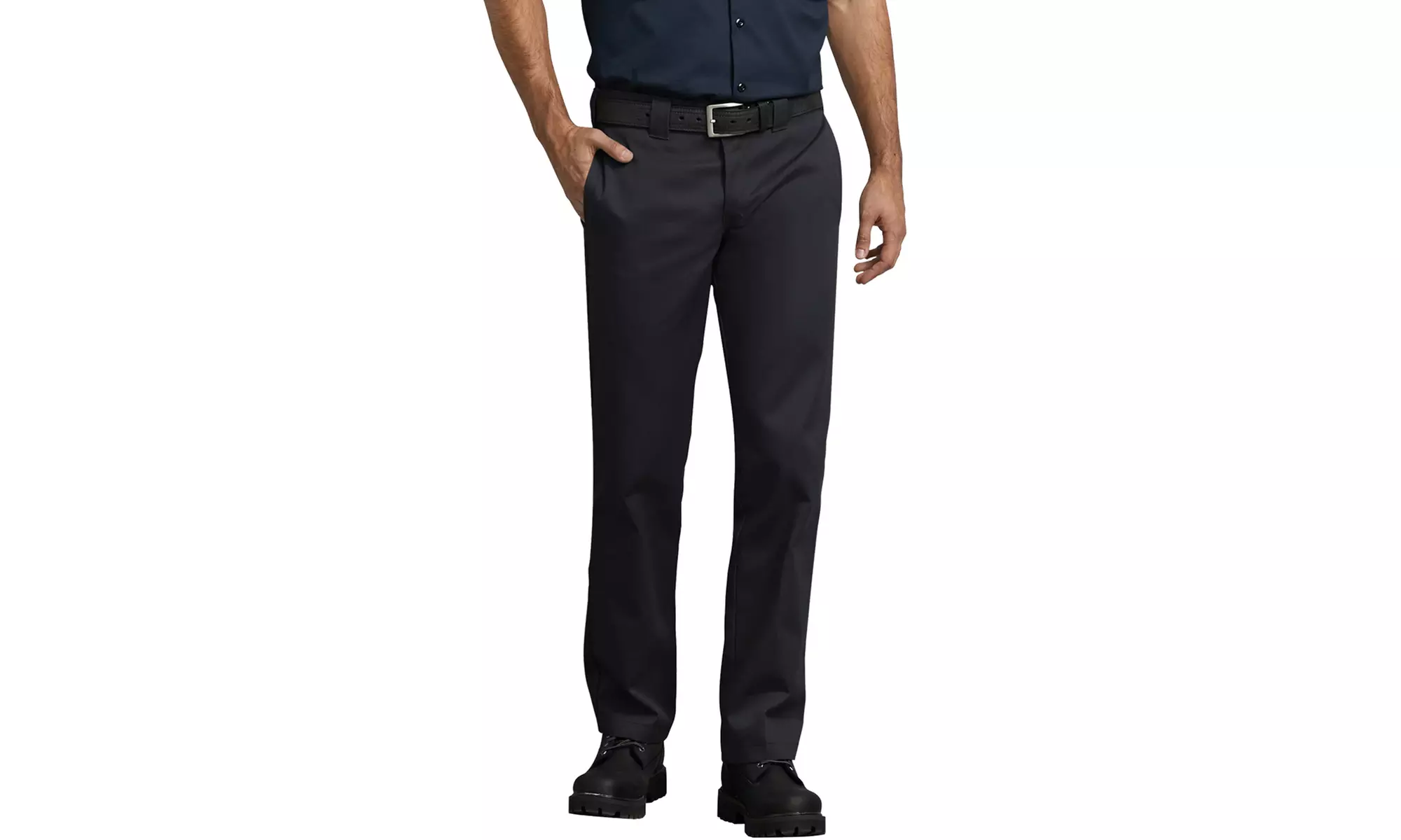 Dickies Fit Straight Leg Work Pants, Black - Primary Image