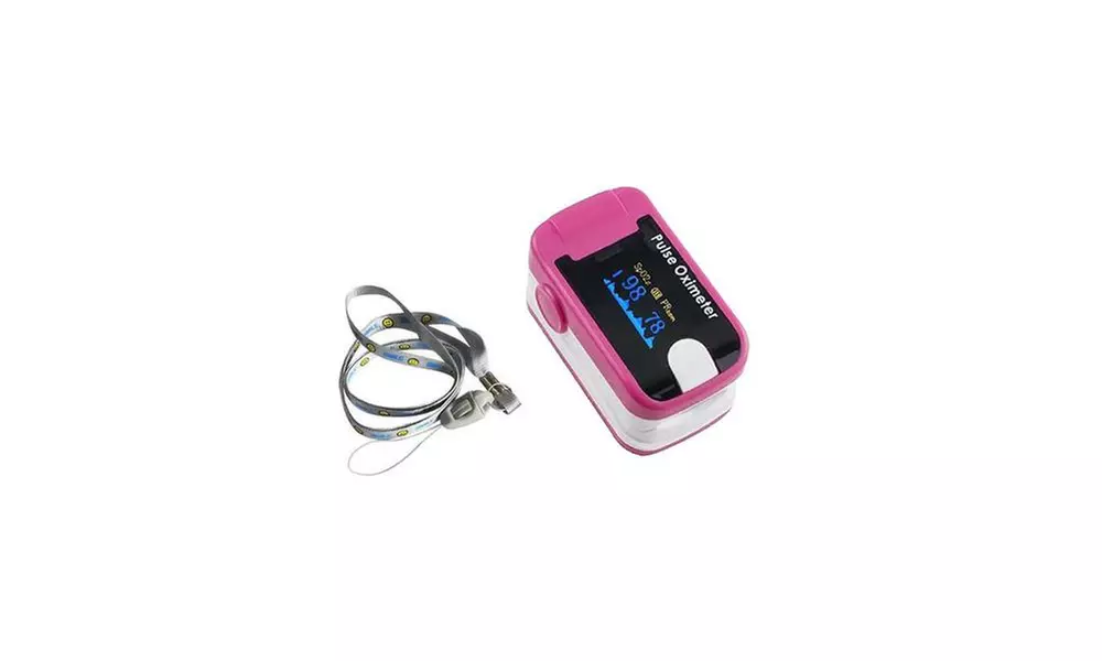 Fingertip Pulse Oximeter with Audio Alarm and Pulse Sound - Second Medium