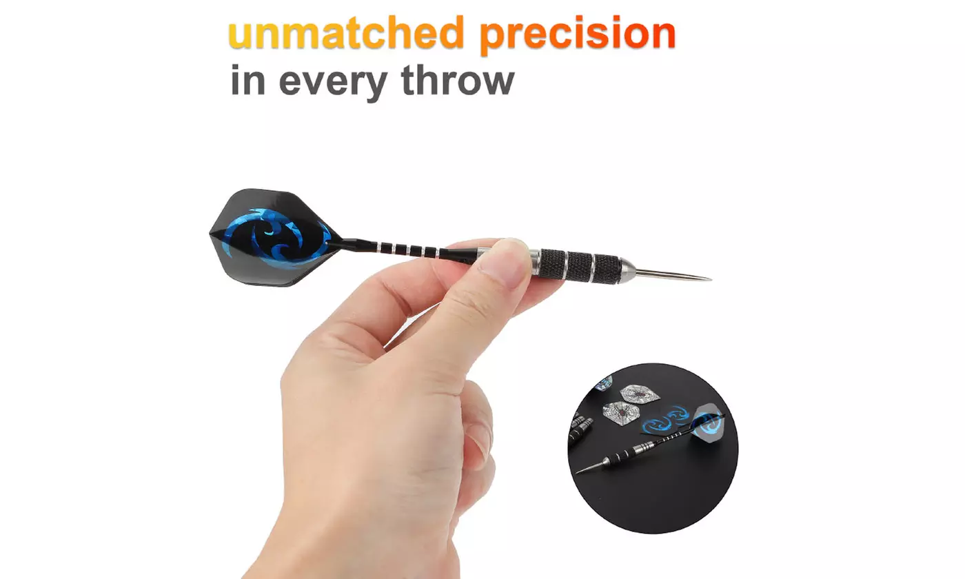 6-Pack Professioanl Premium Steel Tip Darts Set