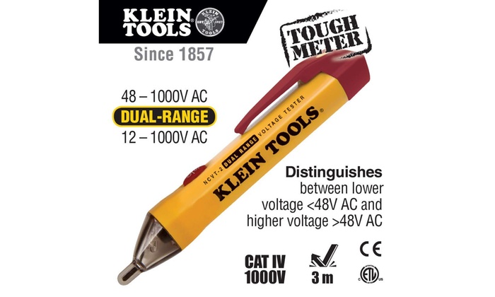 Up To 56 Off On Klein Tools Ncvt 2 Dual Range Groupon Goods