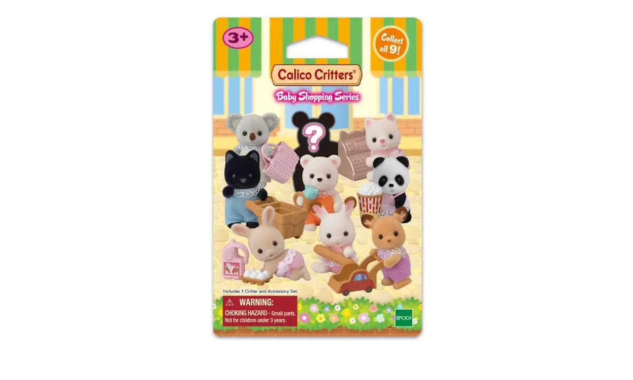 Calico Critters Baby Shopping Series, 3 Blind Bag Set - Second Medium