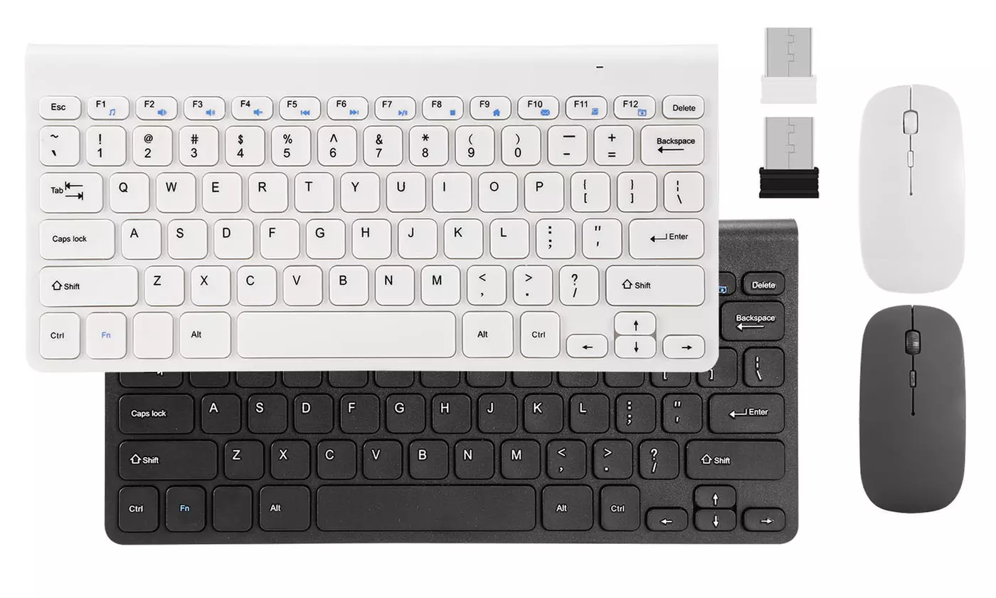 iMounTEK 2.4GHz Wireless Multimedia Mini Keyboard & Mouse Combo - Primary Image