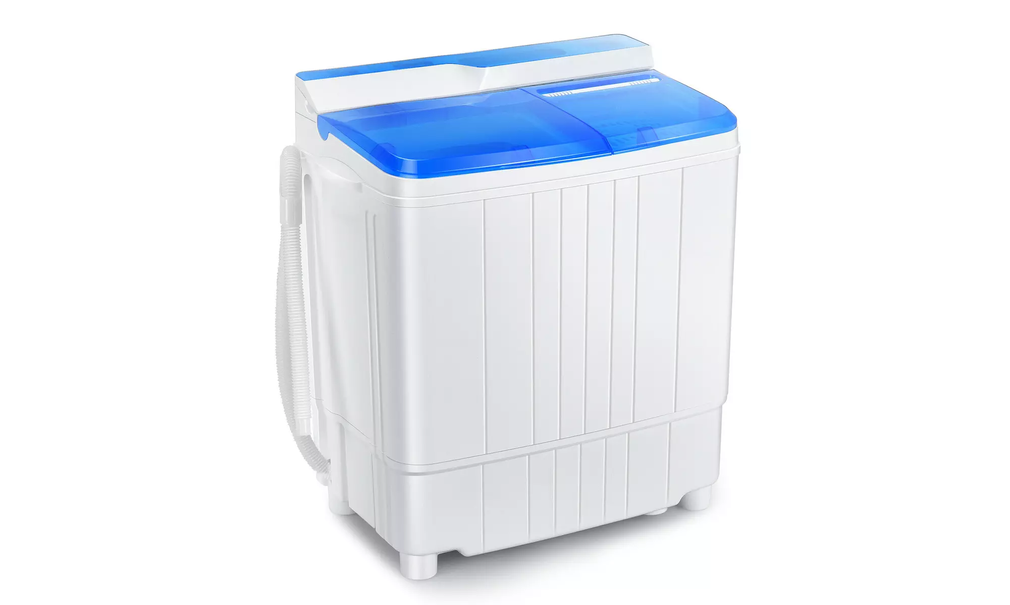 Costway 13LBS Portable Compact Mini Twin Tub Washing Machine Drain Pump Spinner - Primary Image