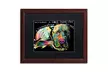 Dean Russo 'Without a Word' Matted Wood Framed Art - Second Medium