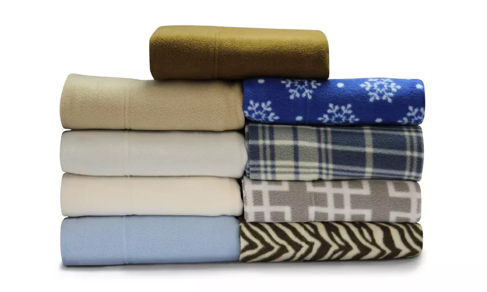 Sunbeam Microfiber Fleece Heavyweight Sheet Set (4-Piece) - Primary Image